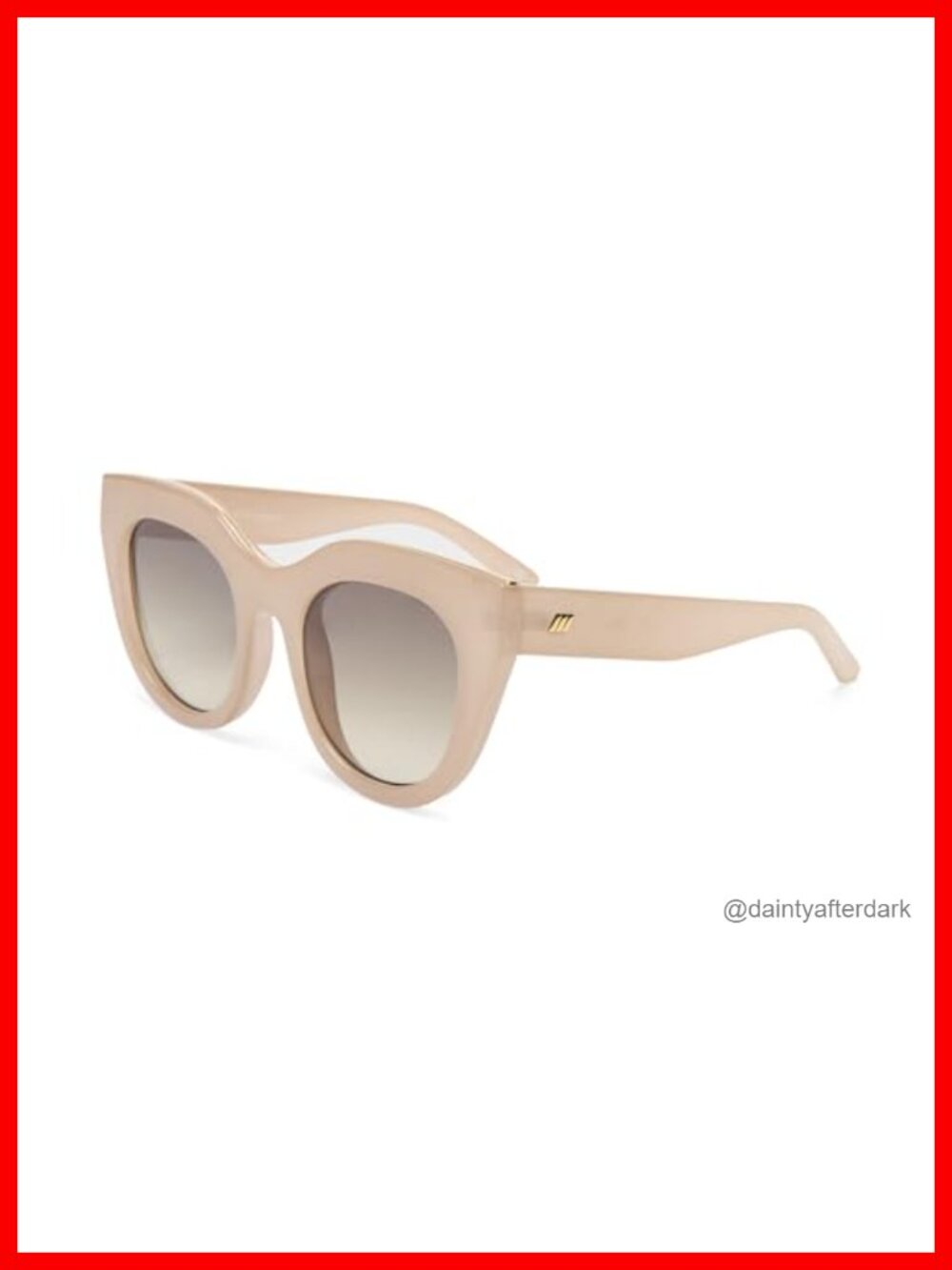 Oversized Cat Eye Sunglasses Scratch Resistant UV400 Women's
